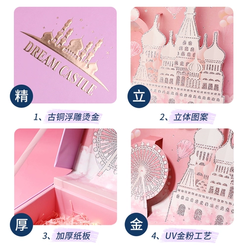 Брендовая большая подарочная коробка, подарок на день рождения