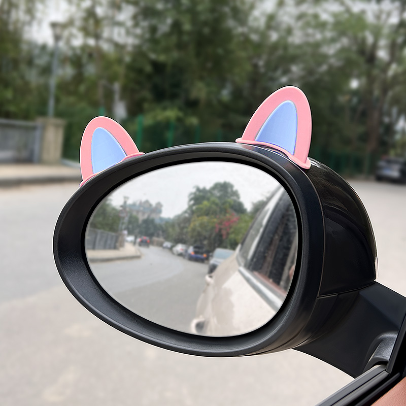 汽车方向盘装饰猫耳朵仪表台贴