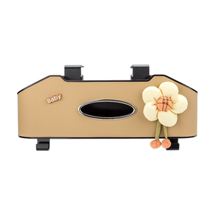 车载椅背收纳盒车内多功能储物盒汽车座椅后排挂钩置物架袋纸巾盒