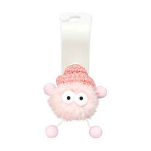 车载挂钩座椅背挂钩隐形汽车内用挂钩可爱煤球多功能后座椅背挂钩