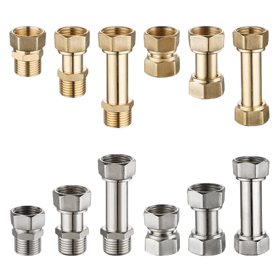 水传芳全铜加厚4分内外丝接头