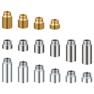 特厚4分内外丝延伸加长接头内六角延长接不锈钢直通全铜直接DN15