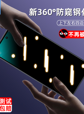 适用于三星f54防窥钢化膜f42全屏满版抗蓝光SM-E546B/E146B防偷窥看隐私SM-E426B磨砂玻璃膜f14手机屏保贴膜