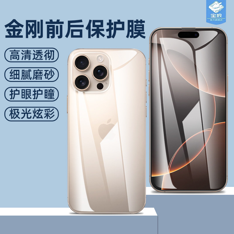 16promax苹果水凝膜高清磨砂