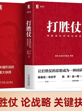 王志纲论战略+打胜仗常胜团队的成功密码 王志纲田涛宫玉振吴春波等著关键阶段的重大抉择企业战略管理陈春花宋志平龙永图等推荐