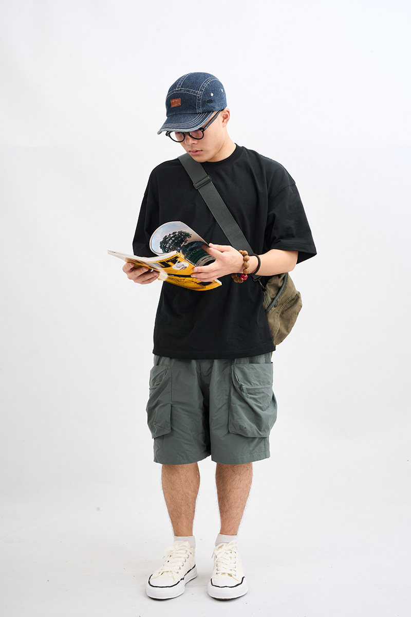 CAMDRCE工装裤大口袋拉链口袋