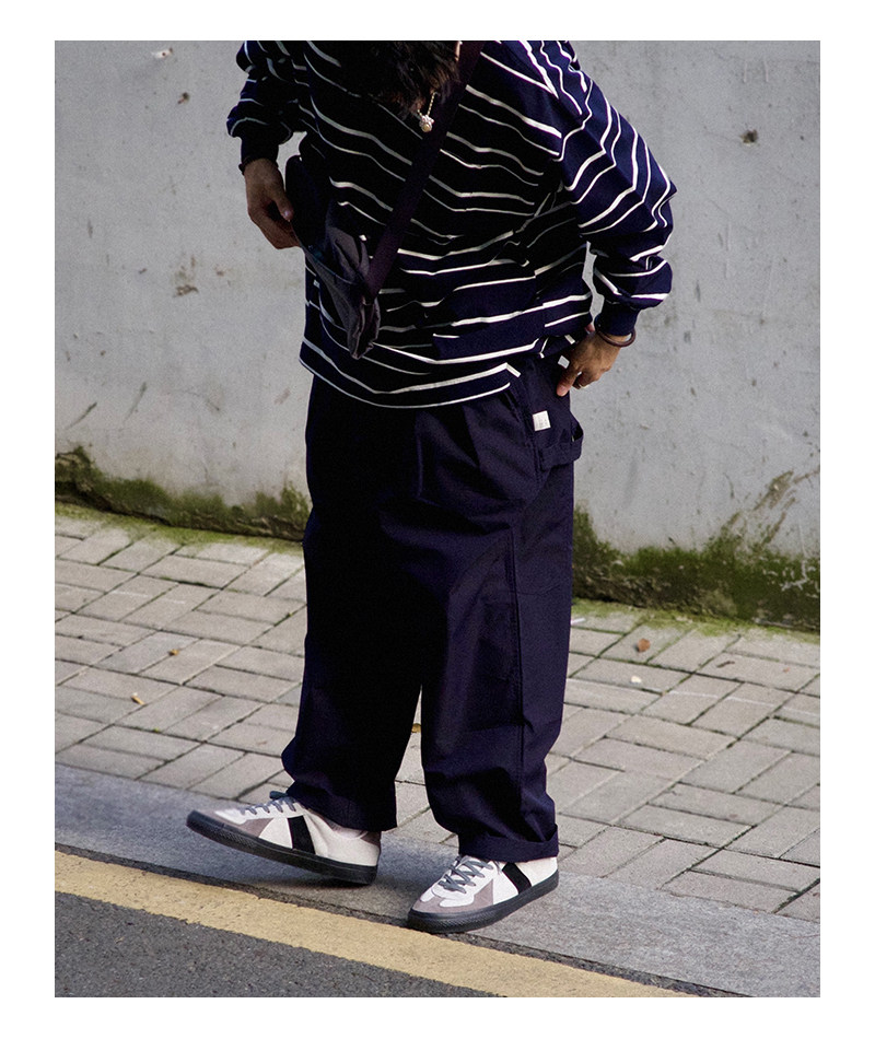 camdrce21ss新款宽松锥形长裤