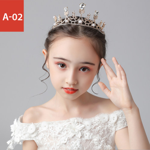 生日公主风王冠小女孩头箍发卡