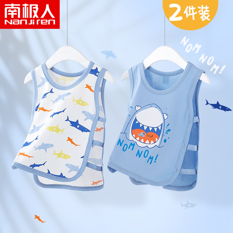 儿童纯棉背心男童无袖夏季外穿婴儿琵琶衣薄款宝宝吊带小背心夏装