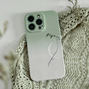 降雨几率适用于iphone16pro15max苹果13pro14中式简约国风手机壳华为mate60p70安卓全包光面软壳