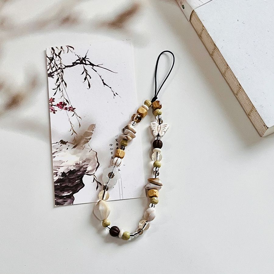 降雨几率原创新中式手机链