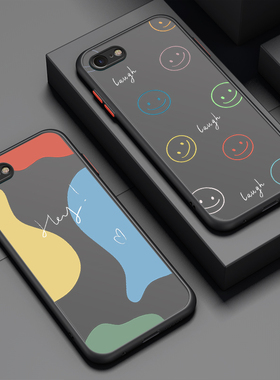 莫兰迪适用iphone8plus手机壳苹果7保护套iPhone6s/8新款苹果6plus肤感苹果se2/se3女男全包防摔男款潮