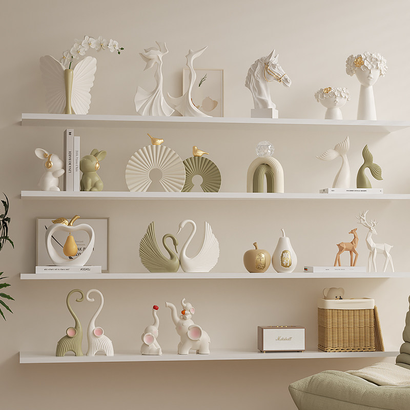 奶油风装饰摆件展示柜样板房客厅电视柜酒柜餐边柜高级感乔迁新居,家居饰品,装饰摆件,淘宝优惠券,粉丝福利购,淘宝优惠卷