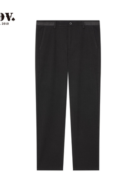 JDV商场同款宽松直筒西装裤简约通勤休闲长裤秋冬季男装WPL57S3