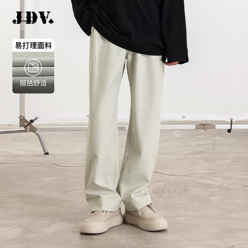 JDV商场同款男砾石色直筒休闲裤