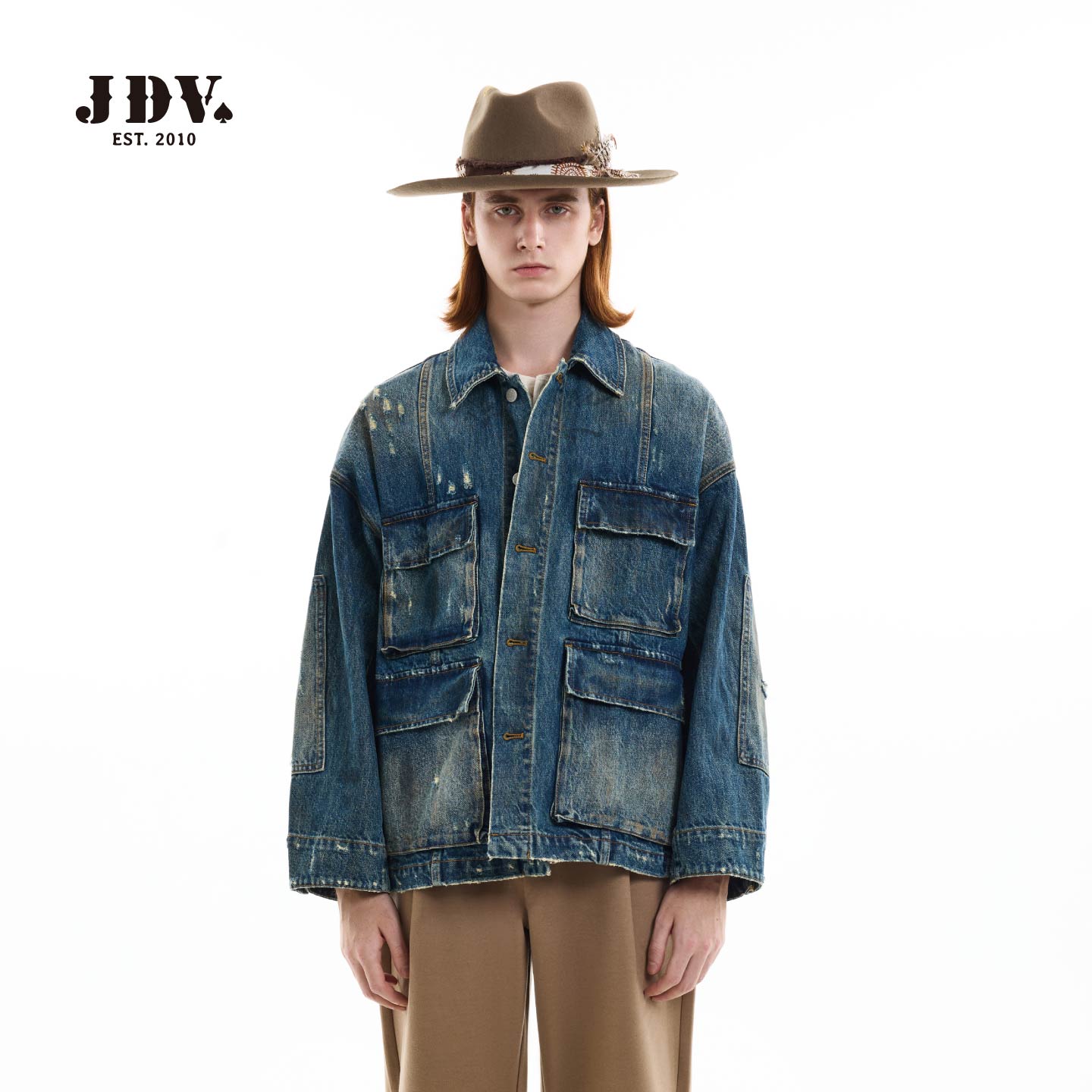 JDV2025年秋季新款男士牛仔外套