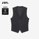 春秋新品 商场同款 深灰色男士 JDV男装 正装 马甲单排扣坎肩WFV4020