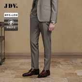 春秋新品 直筒长裤 商场同款 西裤 WPF4004 卡其色绵羊毛男士 JDV男装