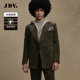 JDV商场同款 灯芯绒西服外套WMJ4026 西装 秋冬季 戗驳领双排扣男士
