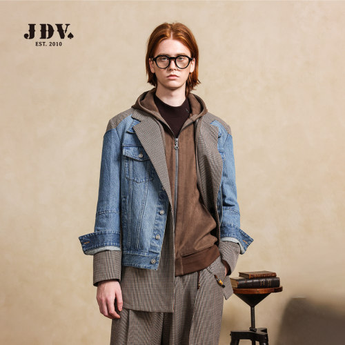 JDV商场同款秋季宽松牛仔夹克