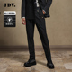 商场同款 直筒长裤 深灰色条纹男士 修身 WPF4018 西裤 JDV春秋新品