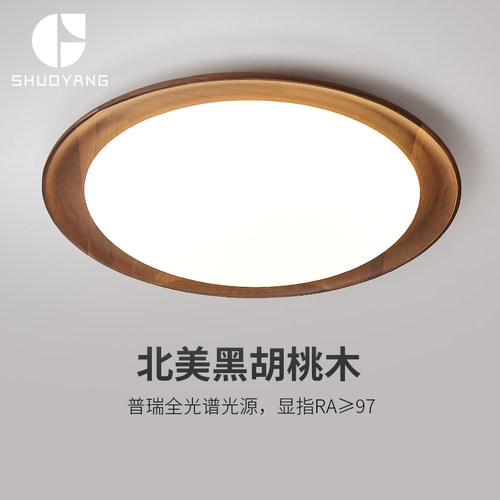 烁阳LED极简卧室吸顶灯