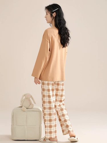 Осенняя пижама, противоударный топ с чашечками, бюстгалтер, комплект