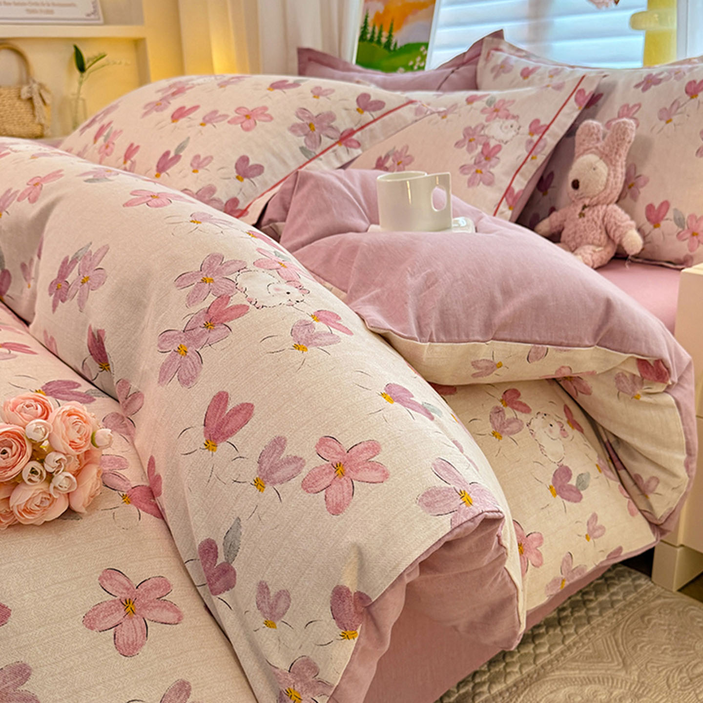 100%加厚全棉磨毛  柔软亲肤透气 A类母婴级