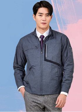 Badcrystal/晶至23年春季新款商务风长袖夹克上衣可定制J058