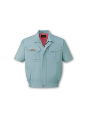 夏季高端时尚短袖夹克工作服套装功能性面料可定制防静电 47510