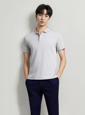 夏季男女同款170G短袖POLO衫可印LOGO21002