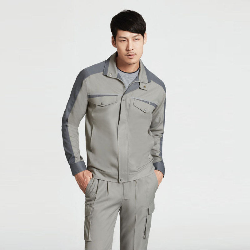 高端时尚面料功能性春秋夹克工作服套装可定制防静电晶至07