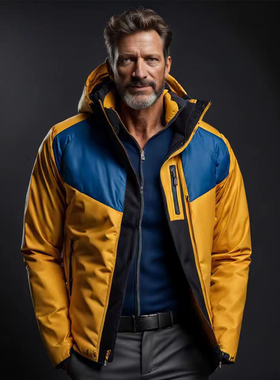 Badcrystal/晶至户外滑雪服冲锋衣防风防水宽松外套上衣2