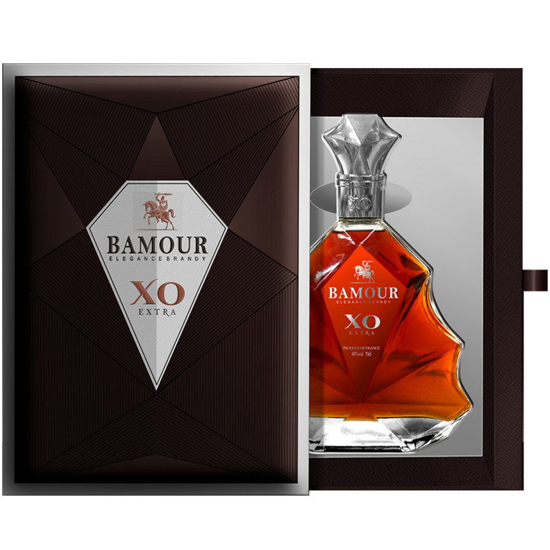 【BAMOUR】法国百慕 银樽 XO 700ml 白兰地礼盒装
