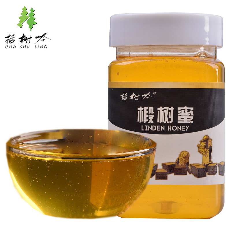 插树岭 长白山椴树蜂蜜花蜜东北特产椴树蜜500g瓶装