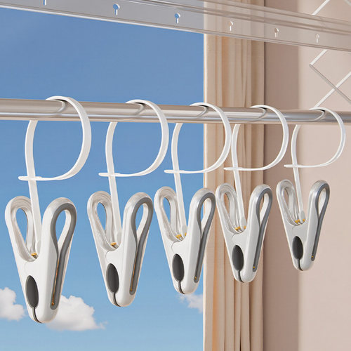 防风夹子晾衣夹防风固定扣器多功能万用无痕晒衣服小家用塑料阳台