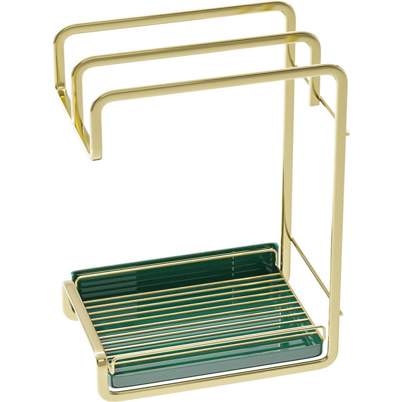 轻奢抹布沥水收纳置物架厨房水槽免打孔壁挂各种神器大全架子毛巾,厨房/烹饪用具,厨房置物架/置物柜/角架,淘宝优惠券,粉丝福利购,淘宝优惠卷