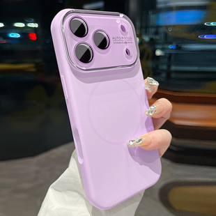 卫适用iPhone17promax磁吸苹果16手机壳液态硅胶15ProMax镜头全包15pro防摔14男女13情侣pm纯色超好看