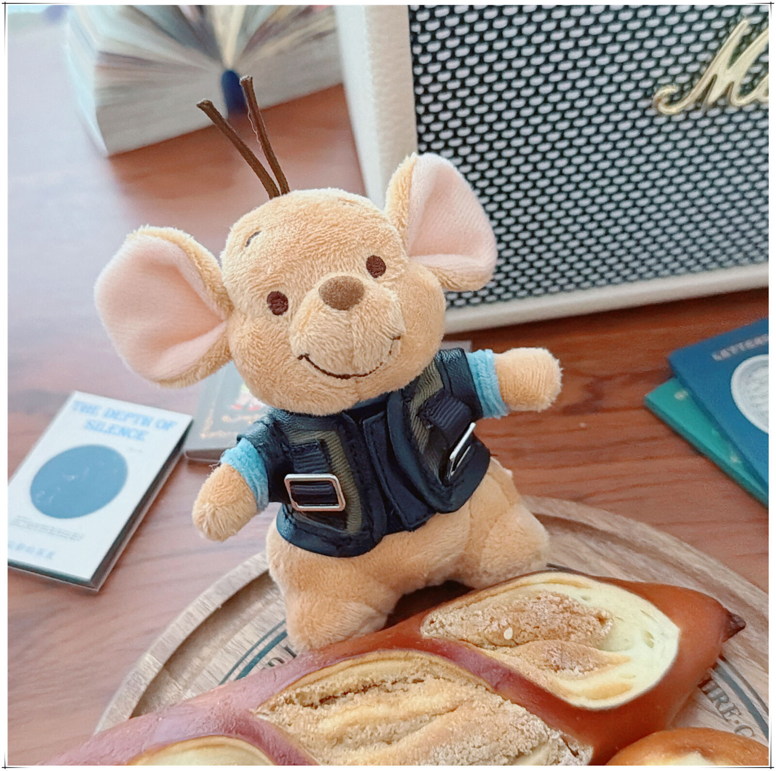 仅售衣服】可爱东迪小豆毛绒公仔衣服马甲外套娃衣包包挂件着替换