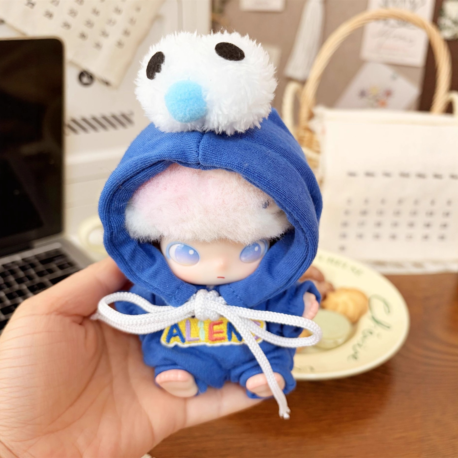 仅娃衣】Dimoo新生日记娃衣心动特调娃娃衣服搪胶可爱毛绒外套装