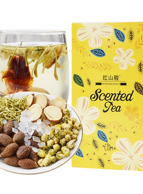 金银花胖大海甘草嗓子疼组合茶
