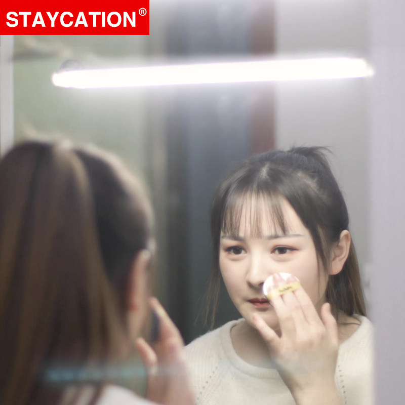 staycation梳妆台灯化妆灯镜前灯免打孔镜子灯卫生间灯led补光灯