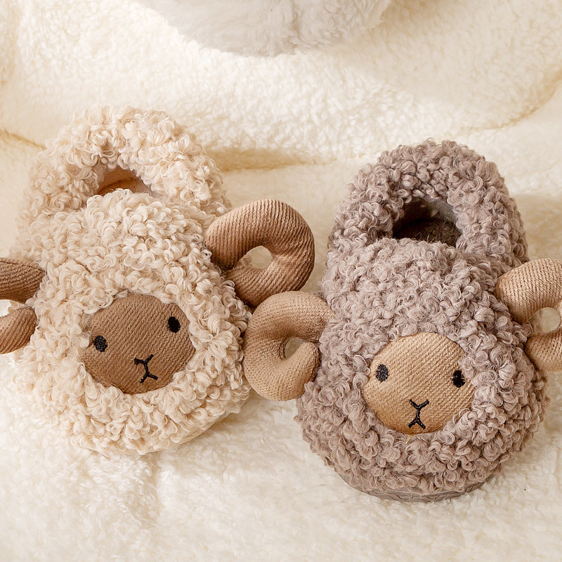 远港秋冬季可爱小羊儿童棉拖鞋女童居家室内保暖男孩包跟棉鞋XFML,居家布艺,居家亲子拖鞋,淘宝优惠券,粉丝福利购,淘宝优惠卷