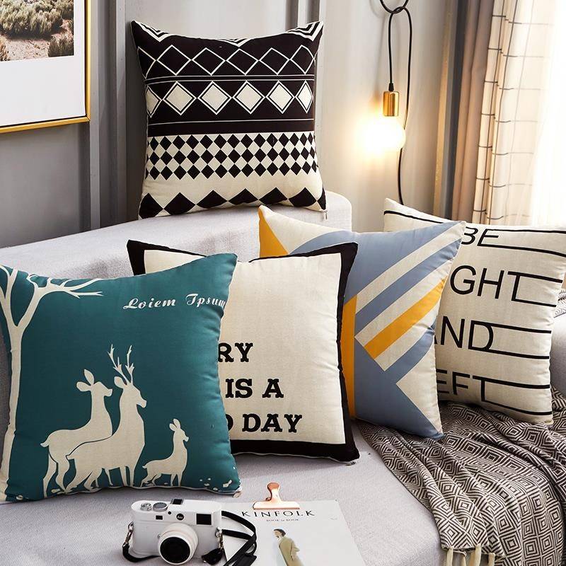 床头靠枕抱枕靠垫床上四角靠背枕头可拆洗飘窗沙发宿舍单人大软包