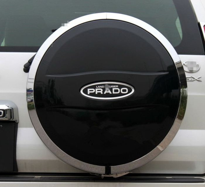 03-09老款霸道后备胎罩盖普拉多4000/2700后备胎标罩外圈盖子改装