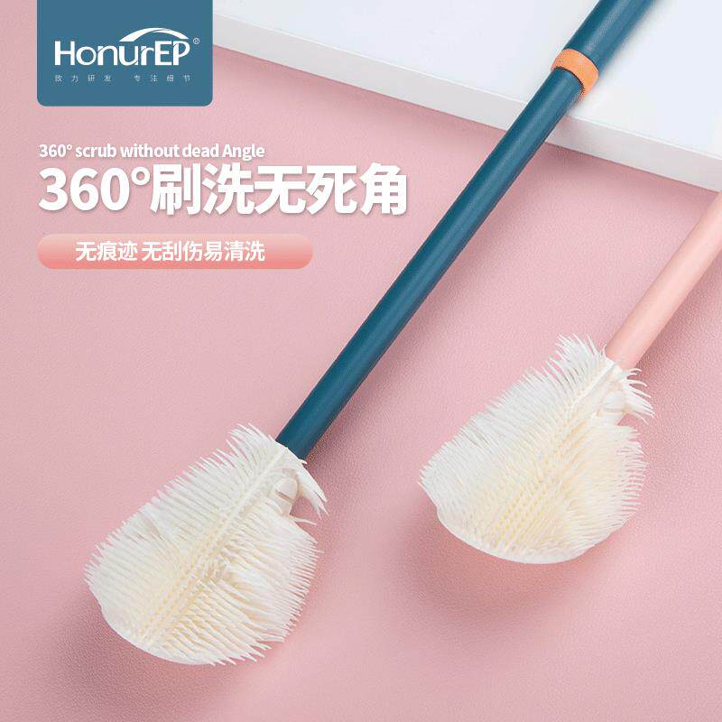 硅胶奶嘴刷婴儿专用清洗刷专用小刷子奶头替换头奶瓶奶樽清洗底座
