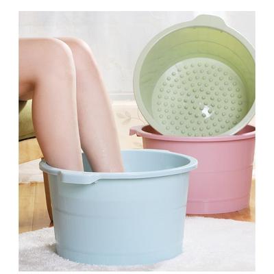 家用泡脚桶过小腿学生宿舍吴昕同款保温洗脚加高深按摩塑料足浴盆