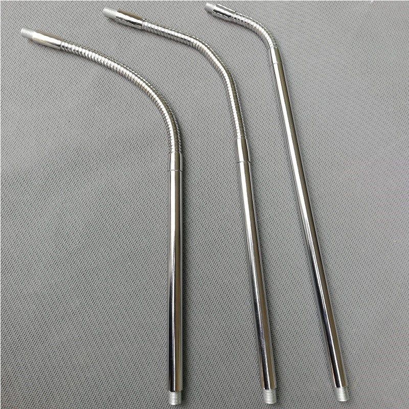 半软意软半硬一头软管配件可随管铁管鹅颈台灯金属软管一头弯曲硬