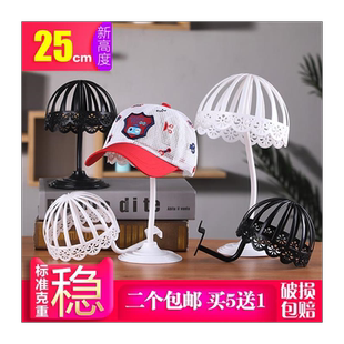 小模型假人头儿童帽子展示道具头模假发公仔头婴儿宝宝模特头套架