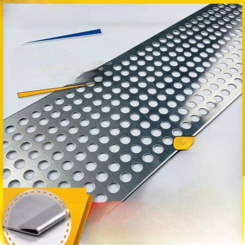 防盗窗垫阳台防护网304不锈钢筛网冲孔板折叠窗台围护护栏